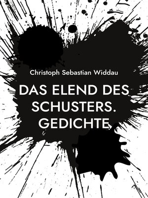 cover image of Das Elend des Schusters